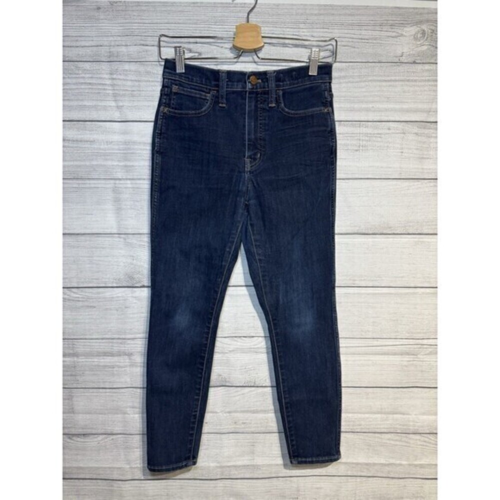 Madewell High Rise Skinny Jeans Stretch Blue Denim ROADTRIPPER  Size 27